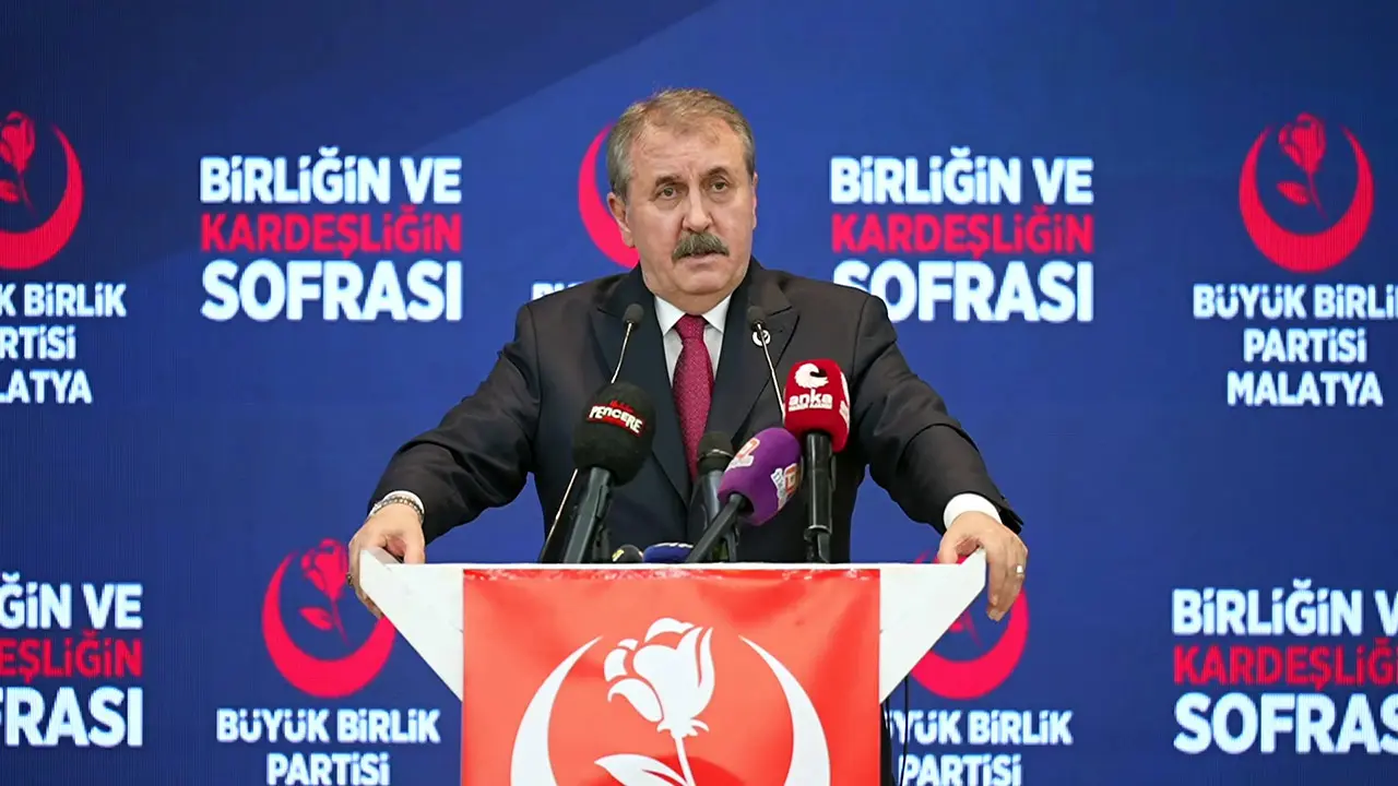 Genel Başkanımız Sayın Mustafa Destici, Malatya’da iftar programında konuştu