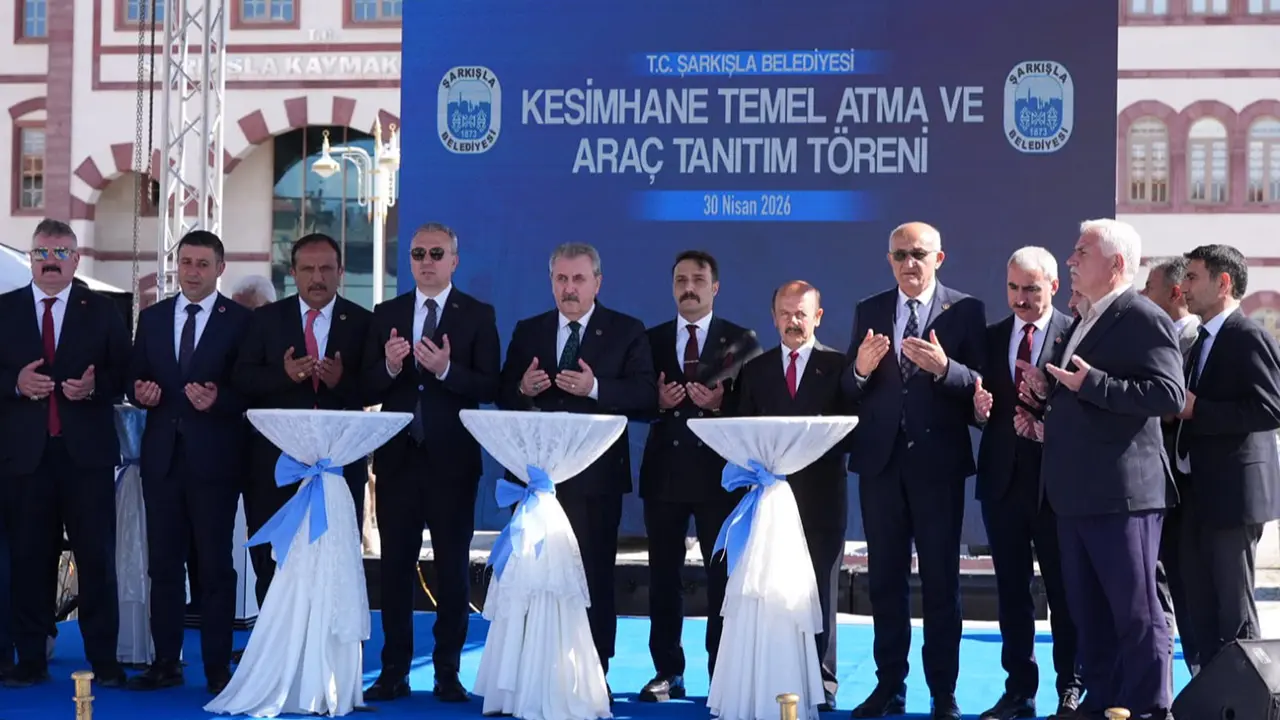 Sayın Destici, Şarkışla'da Kesimhane Temel Atma Töreni'ne katıldı