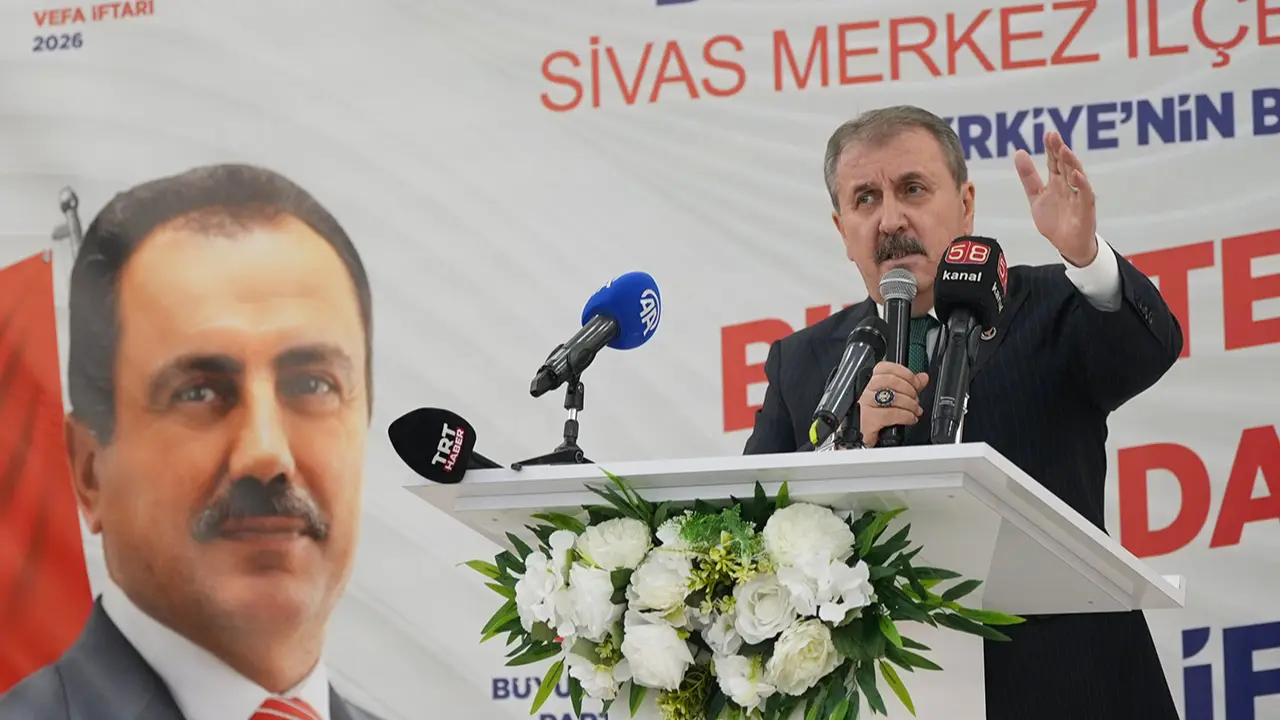 Genel Başkanımız Sayın Mustafa Destici, Sivas’ta iftar programında konuştu