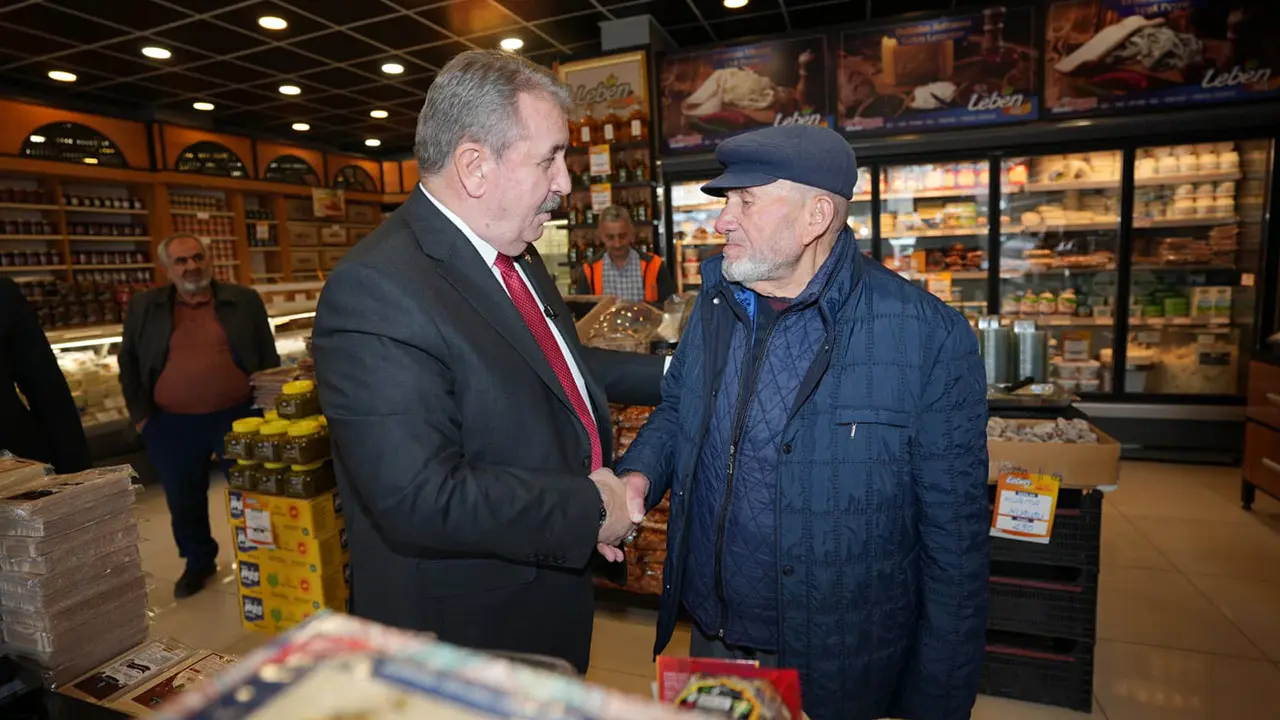 Genel Başkanımız Sayın Mustafa Destici, Erzurum’da esnafı ziyaret etti