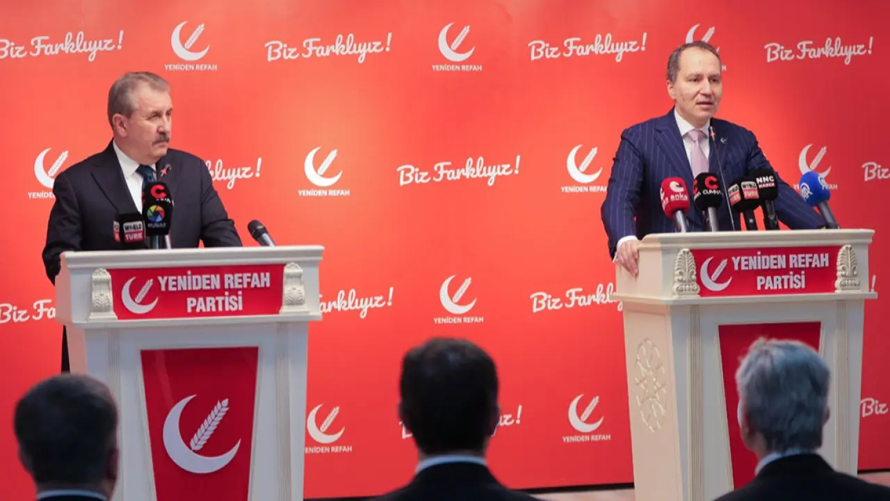 Sayın Mustafa Destici'den Sayın Fatih Erbakan’a ziyaret