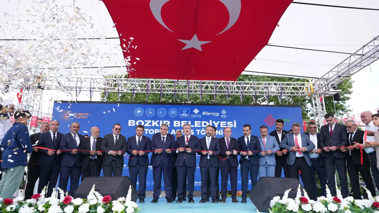 Sayın Mustafa Destici, Bozkır'da toplu açılış törenine katıldı