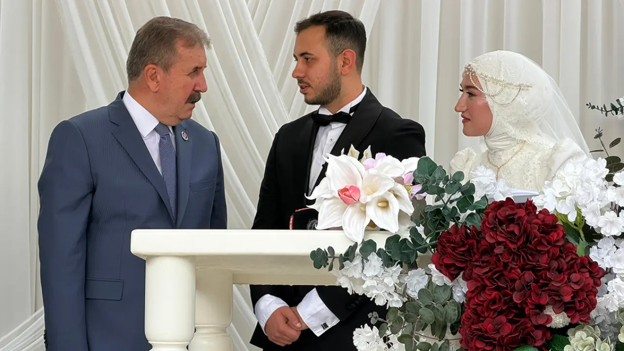 Sayın Destici, nikah şahitliği yaptı