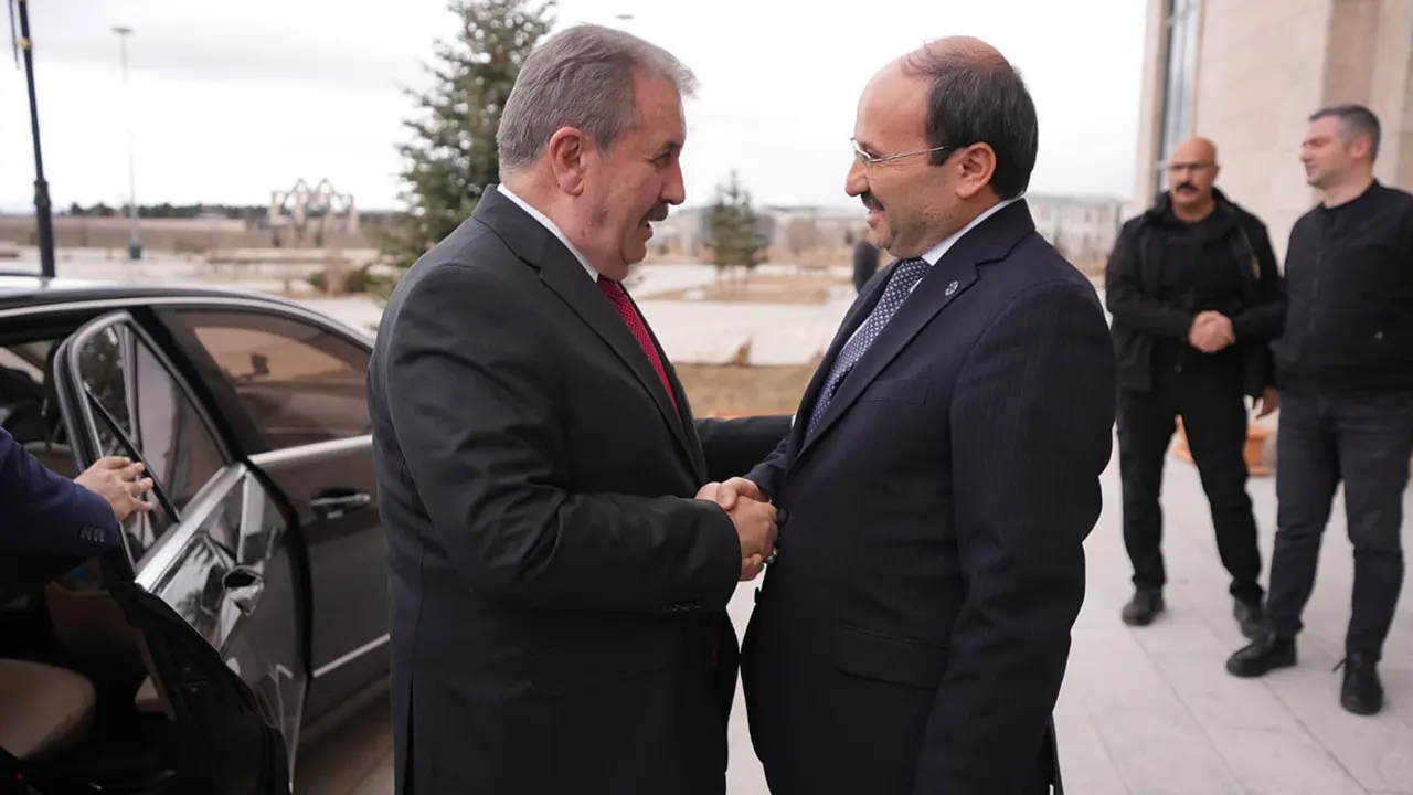 Sayın Destici’den Rektör Bülent Çakmak’a ziyaret