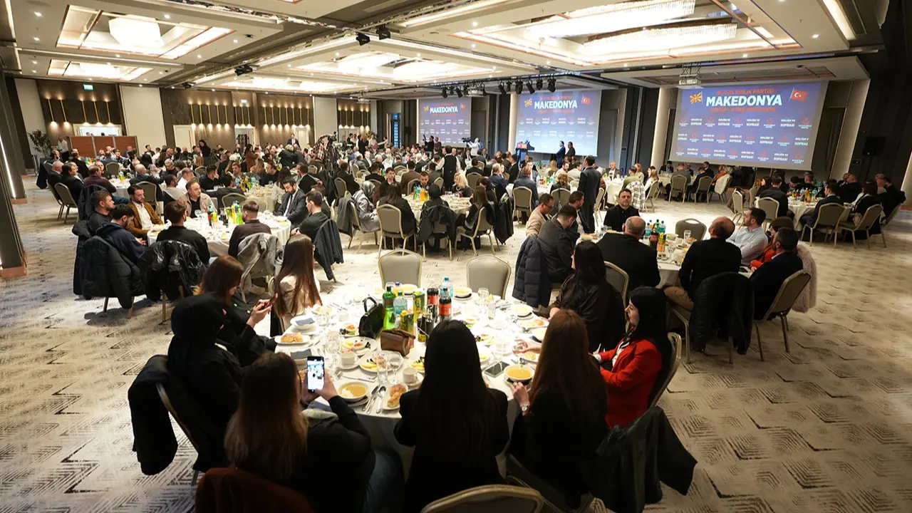 Genel Başkanımız Sayın Mustafa Destici, Kuzey Makedonya'da iftar programına katıldı