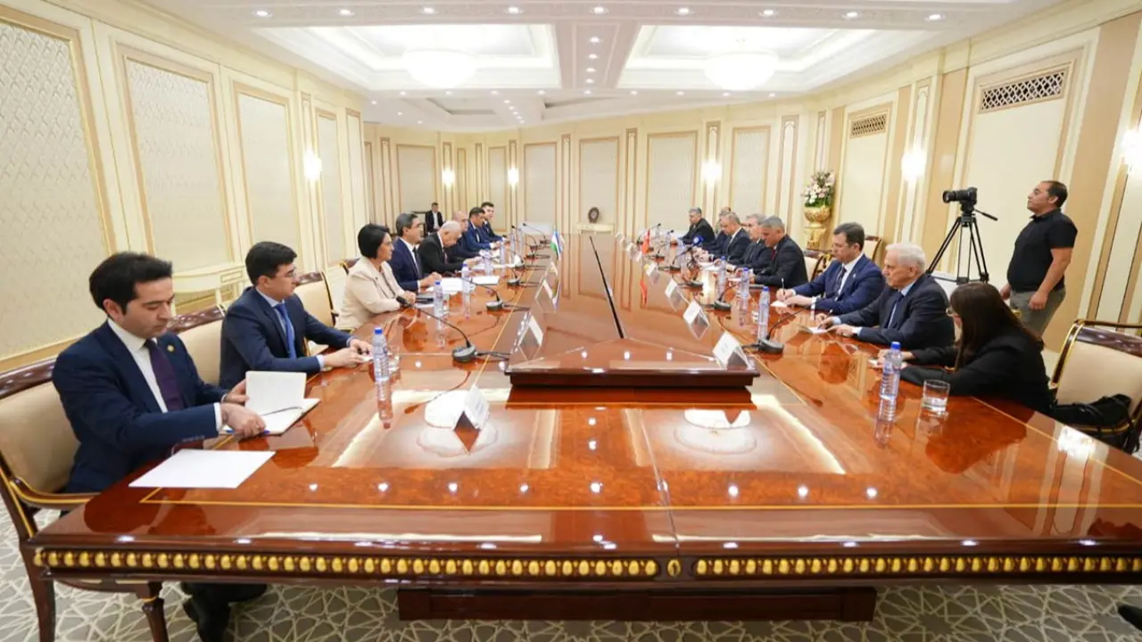 Mustafa Destici, Akmal Saidov ve Ulugbek Sermatov’u ziyaret etti