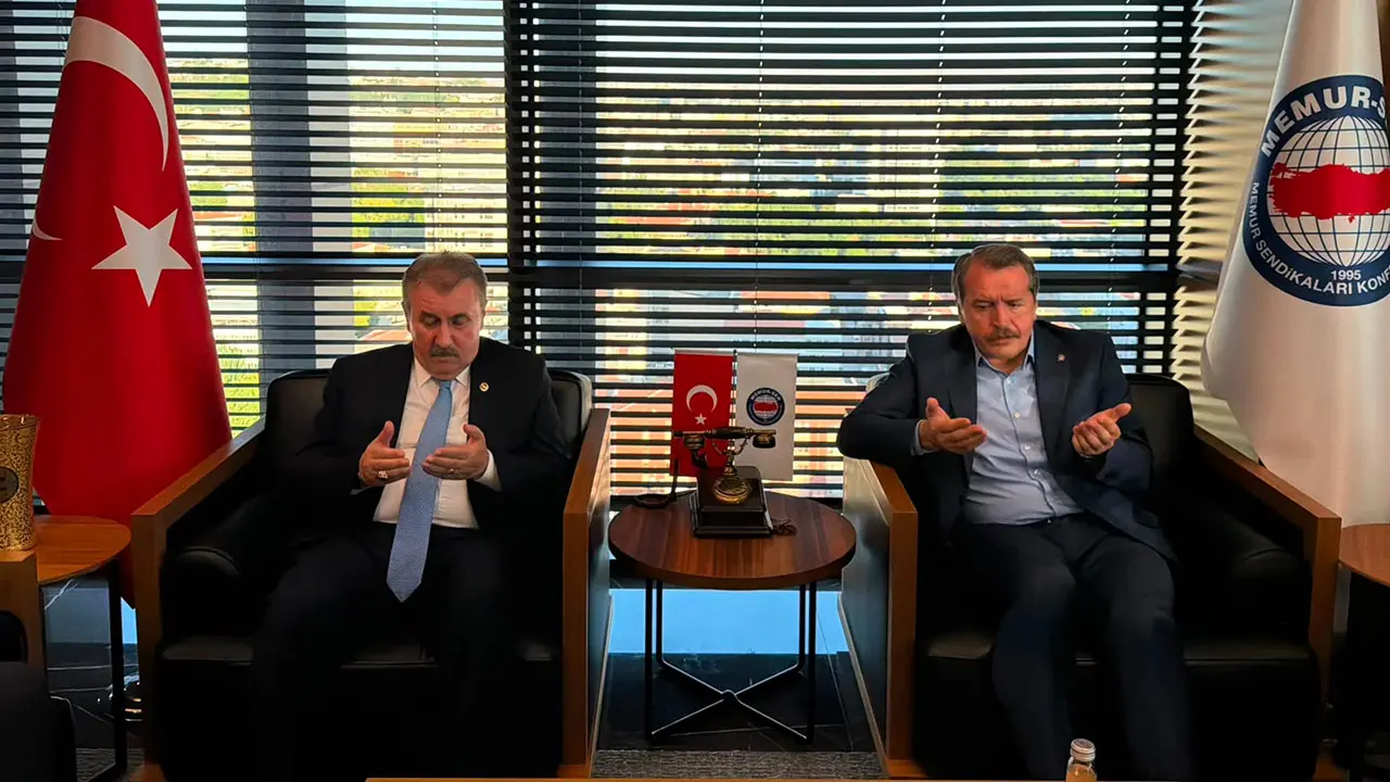 Sayın Mustafa Destici'den Sayın Ali Yalçın'a taziye ziyareti