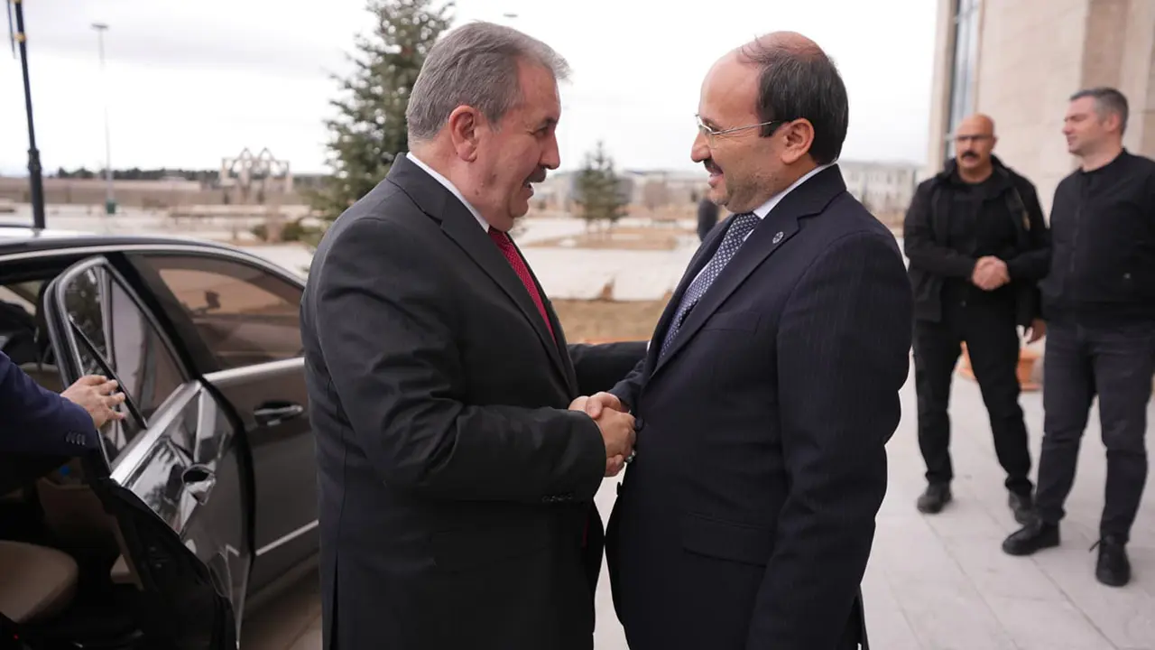 Sayın Destici’den Rektör Bülent Çakmak’a ziyaret