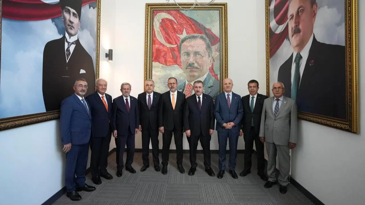 Sayın Özvar, Sayın Kasapoğlu ve Sayın Ünüvar'dan Sayın Destici'ye ziyaret