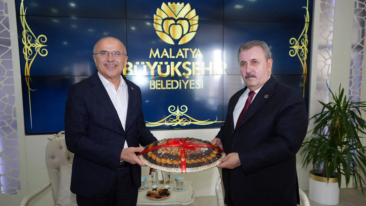 Genel Başkanımız Sayın Destici, Malatya Büyükşehir Belediye Başkanı Sayın Er’i ziyaret etti