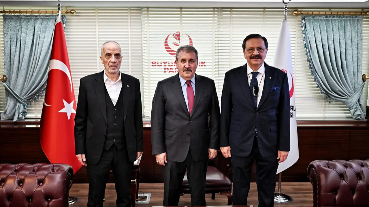 Sayın Hisarcıklıoğlu ile Sayın Atalay'dan Sayın Destici'ye ziyaret