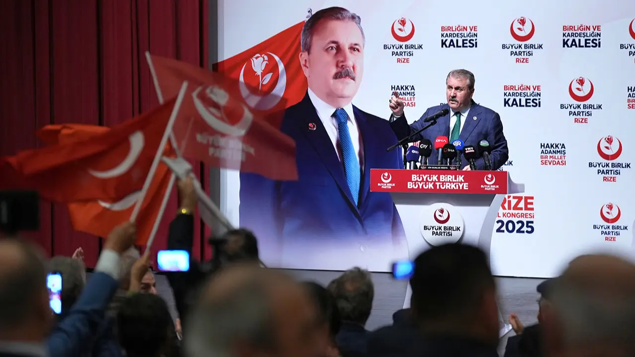 Genel Başkanımız Sayın Mustafa Destici, Rize Kongresi'nde konuştu