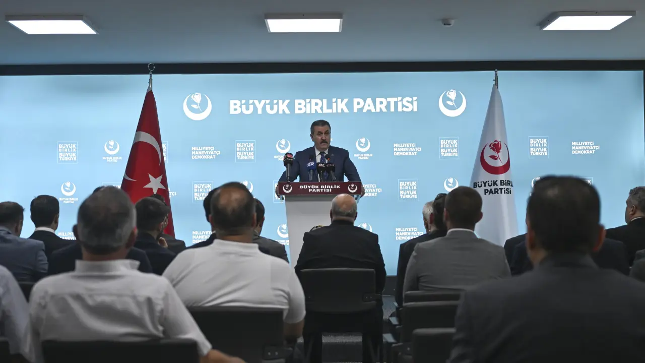 GENEL BAŞKANIMIZ SAYIN MUSTAFA DESTİCİ, BASIN TOPLANTISINDA KONUŞTU