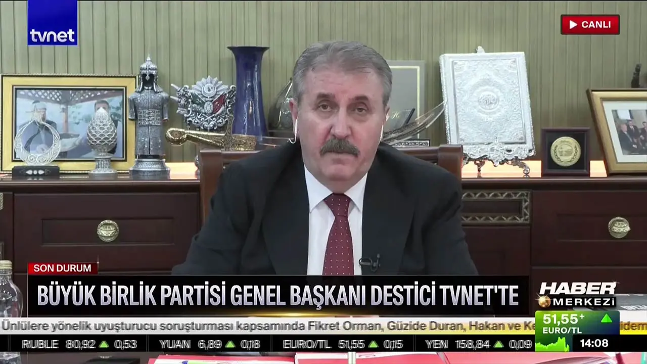 Genel Başkanımız Sayın Mustafa Destici, Tvnet'in konuğu oldu