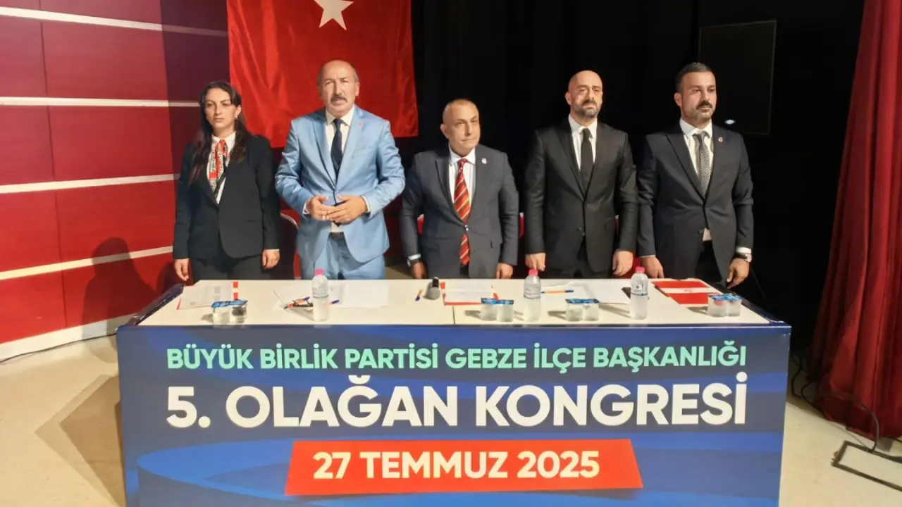 Gebze İlçe Kongresi Gerçekleştirildi