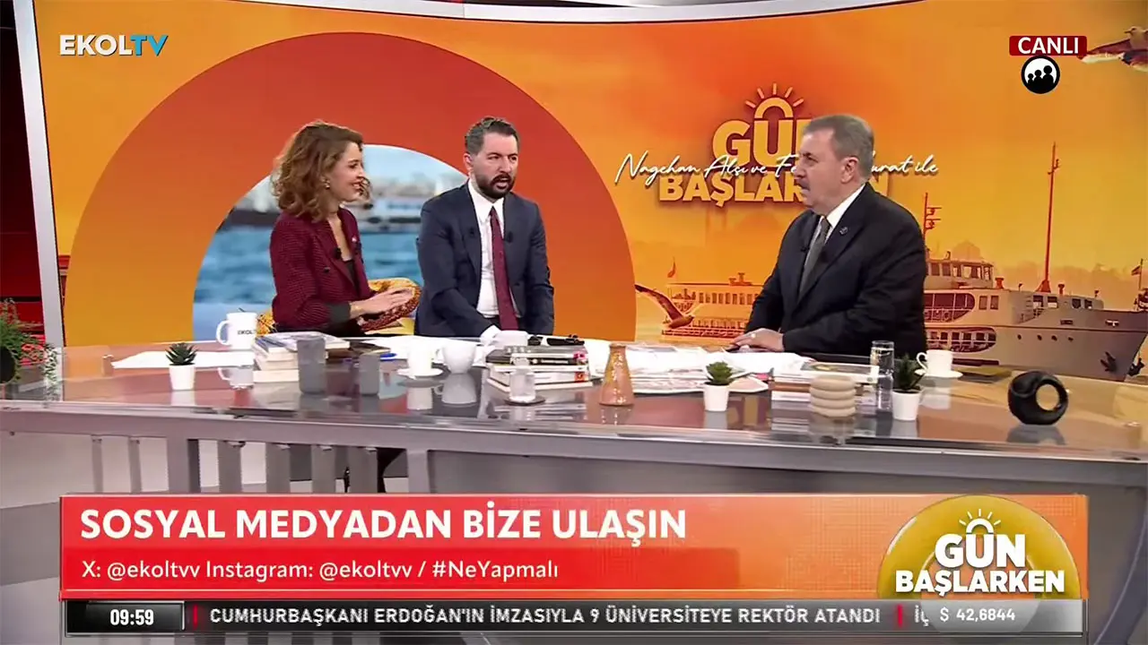 Genel Başkanımız Sayın Mustafa Destici, Ekol TV'nin canlı yayın konuğu oldu