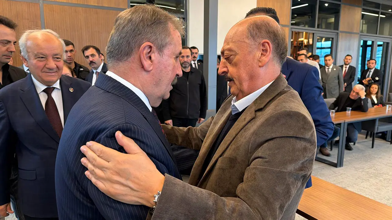Sayın Mustafa Destici'den Sayın Vedat Bilgin’e taziye ziyareti