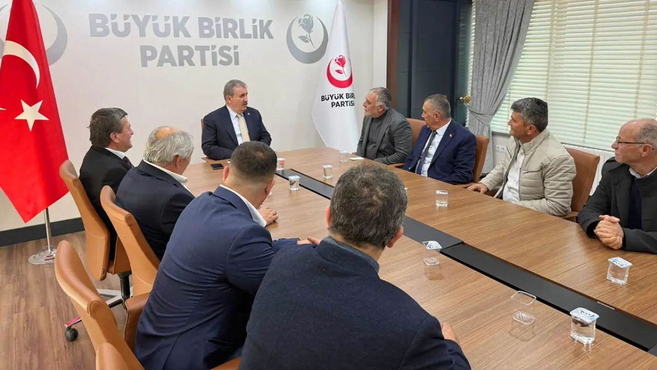 Genel Başkanımız Sayın Mustafa Destici, Polatlı muhtarlarını kabul etti