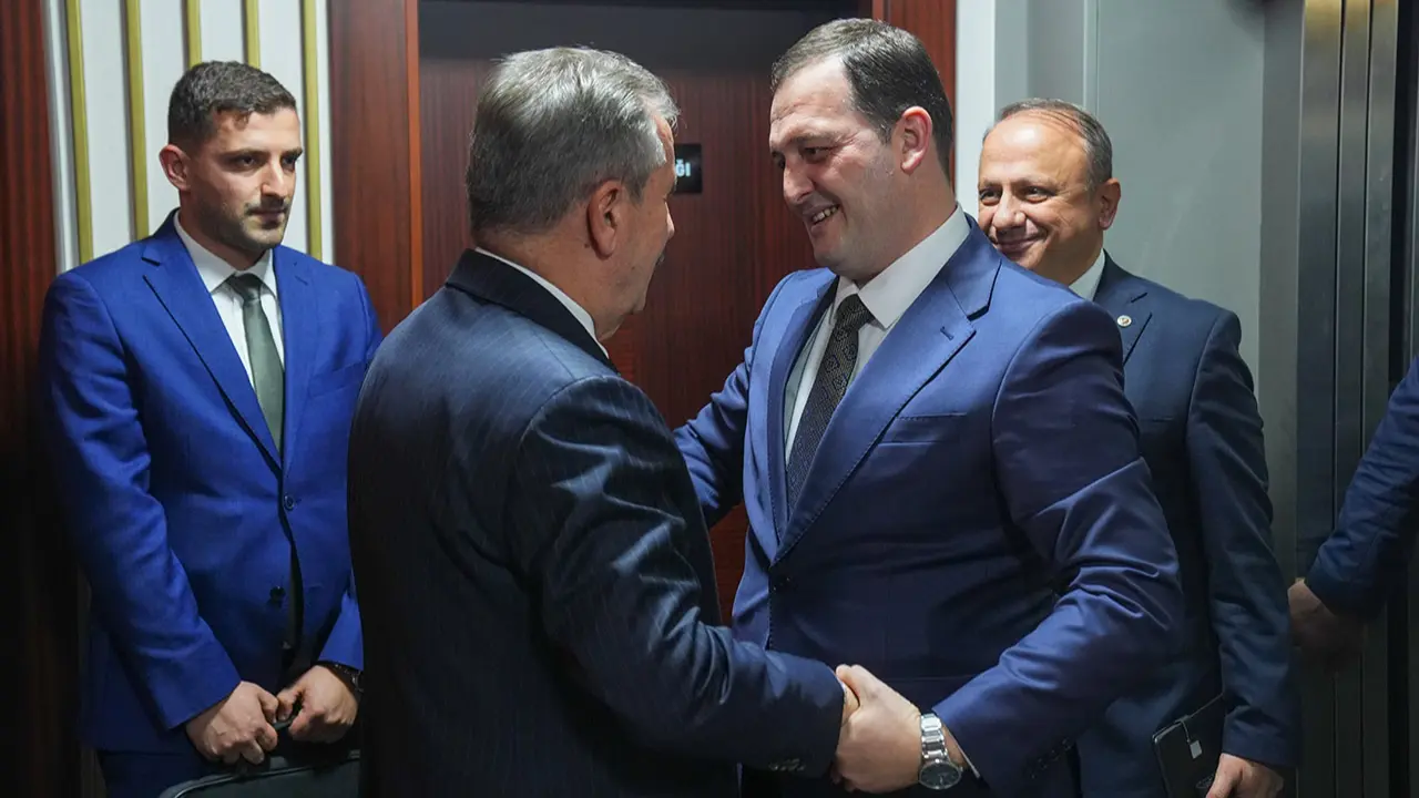 Genel Başkanımız Destici, Kuzey Makedonya Devlet Bakanı Zeynula'yı kabul etti