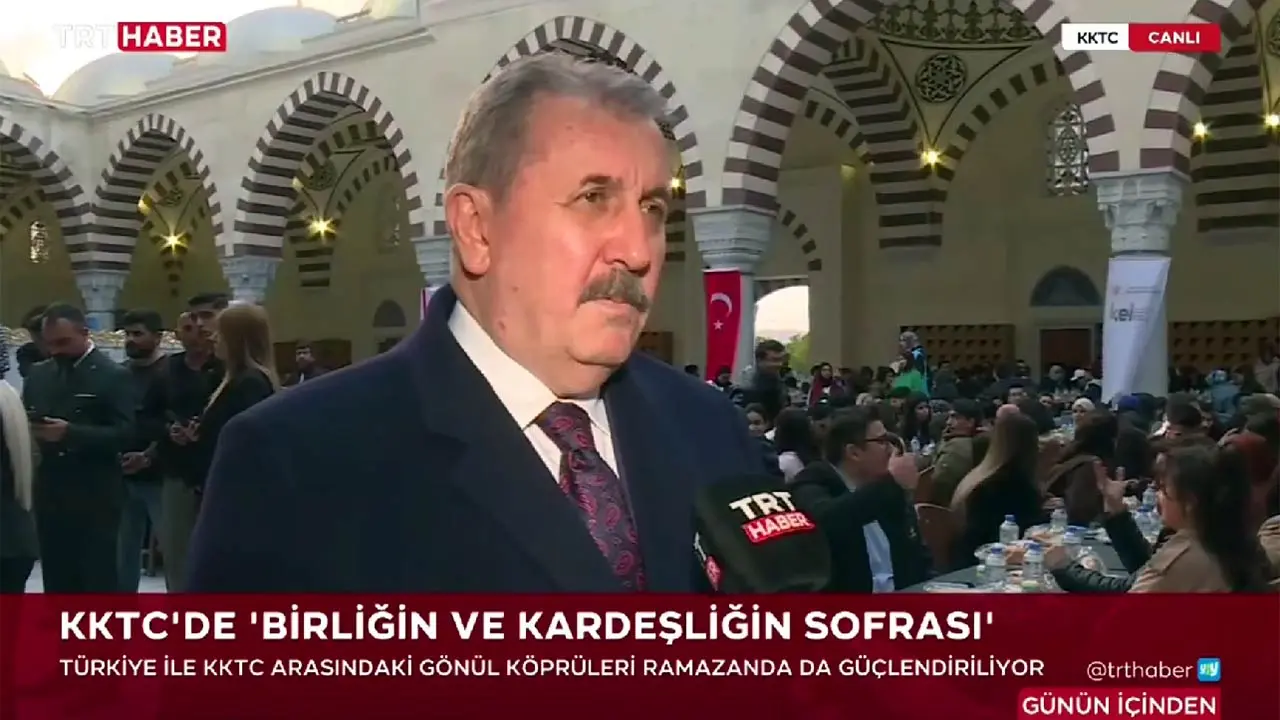 Genel Başkanımız Sayın Mustafa Destici, KKTC'de TRT Haber canlı yayınına katıldı