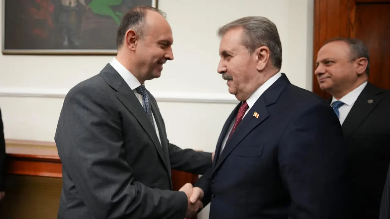 Genel Başkanımız Sayın Destici, Kuzey Makedonya Meclis Başkanı Sayın Gashi ile görüştü