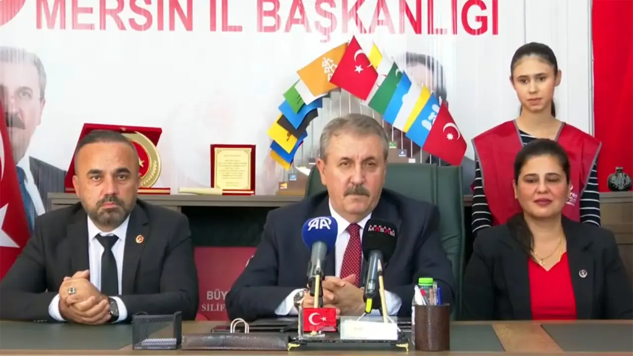 Genel Başkanımız Sayın Mustafa Destici, Mersin İl Başkanlığımızda açıklama yaptı