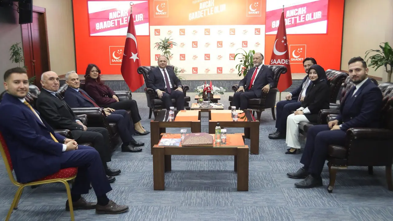 Parti heyetimizden Saadet Partisi'ne bayram ziyareti