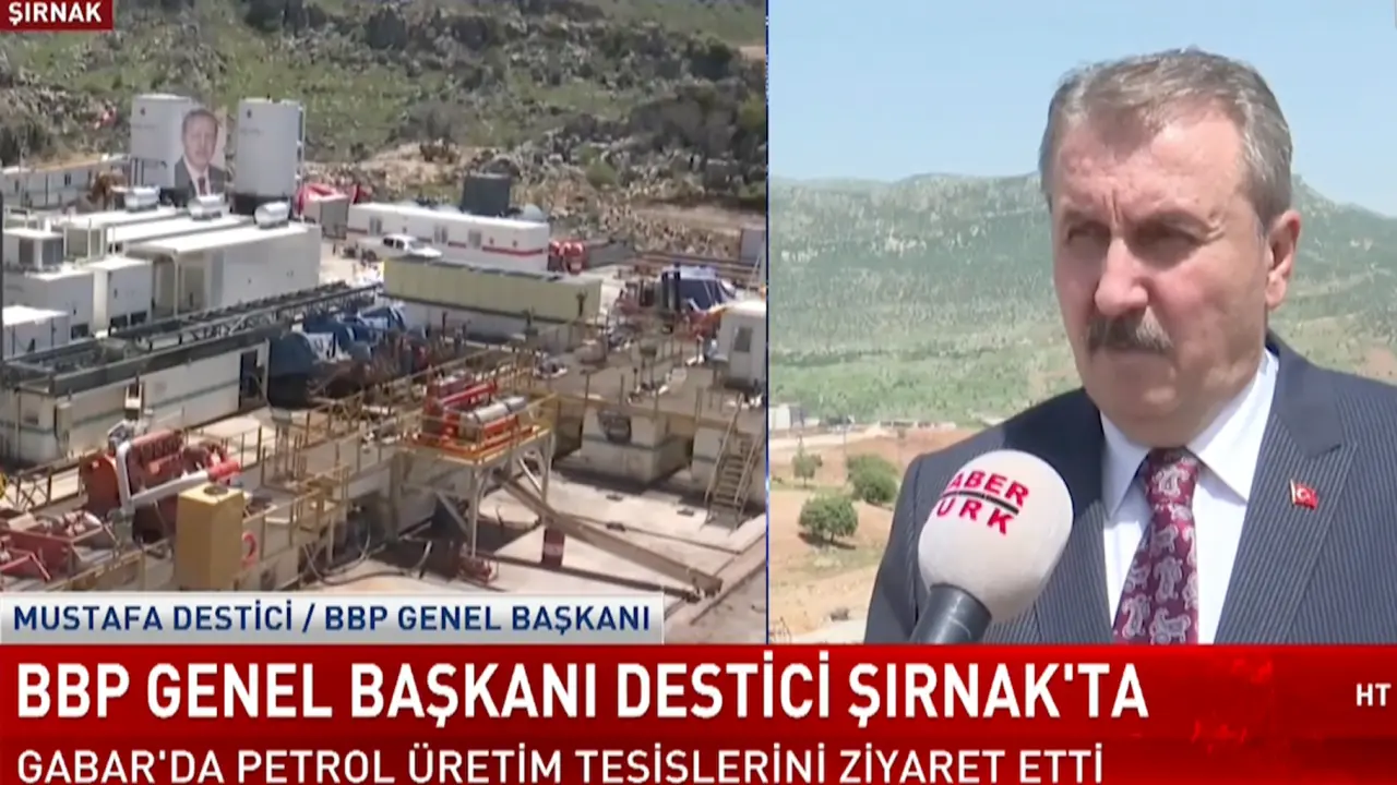 GENEL BAŞKANIMIZ SAYIN MUSTAFA DESTİCİ, ŞIRNAK’TA HABERTÜRK’E KONUŞTU