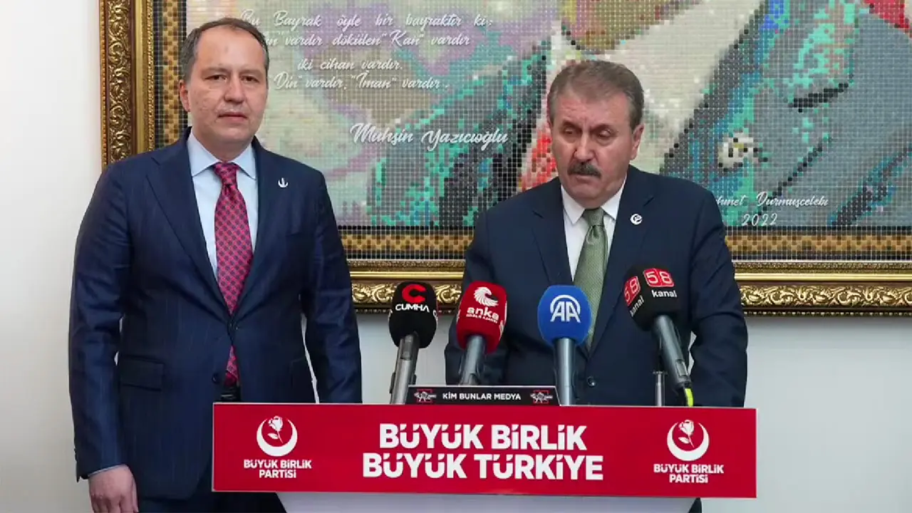 Sayın Fatih Erbakan’dan Sayın Mustafa Destici’ye ziyaret
