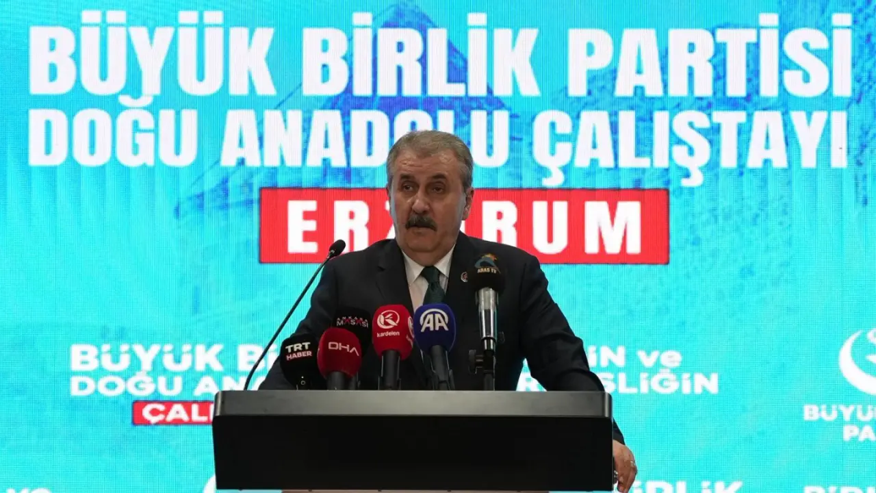 Genel başkanımız Sayın Mustafa Destici Erzurum’da düzenlenen Doğu Anadolu Çalıştayı’nda konuştu