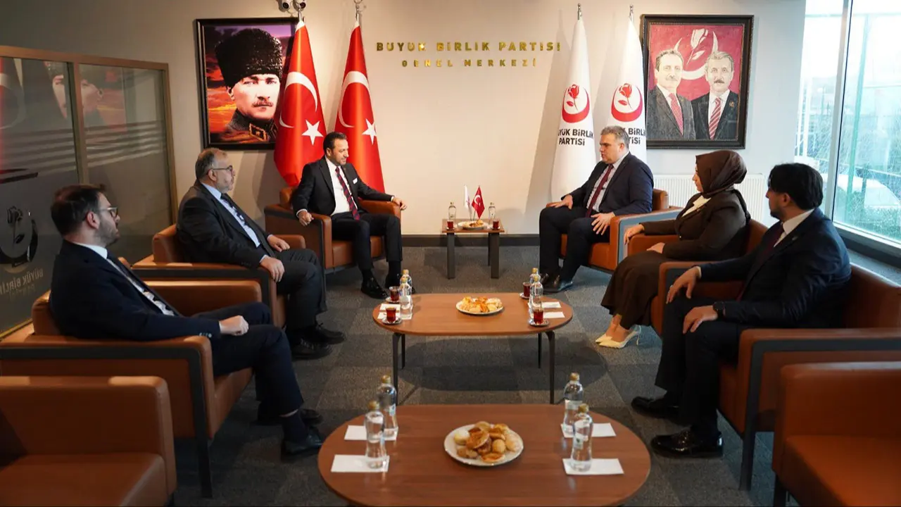 Saadet Partisi heyetinden partimize bayram ziyareti