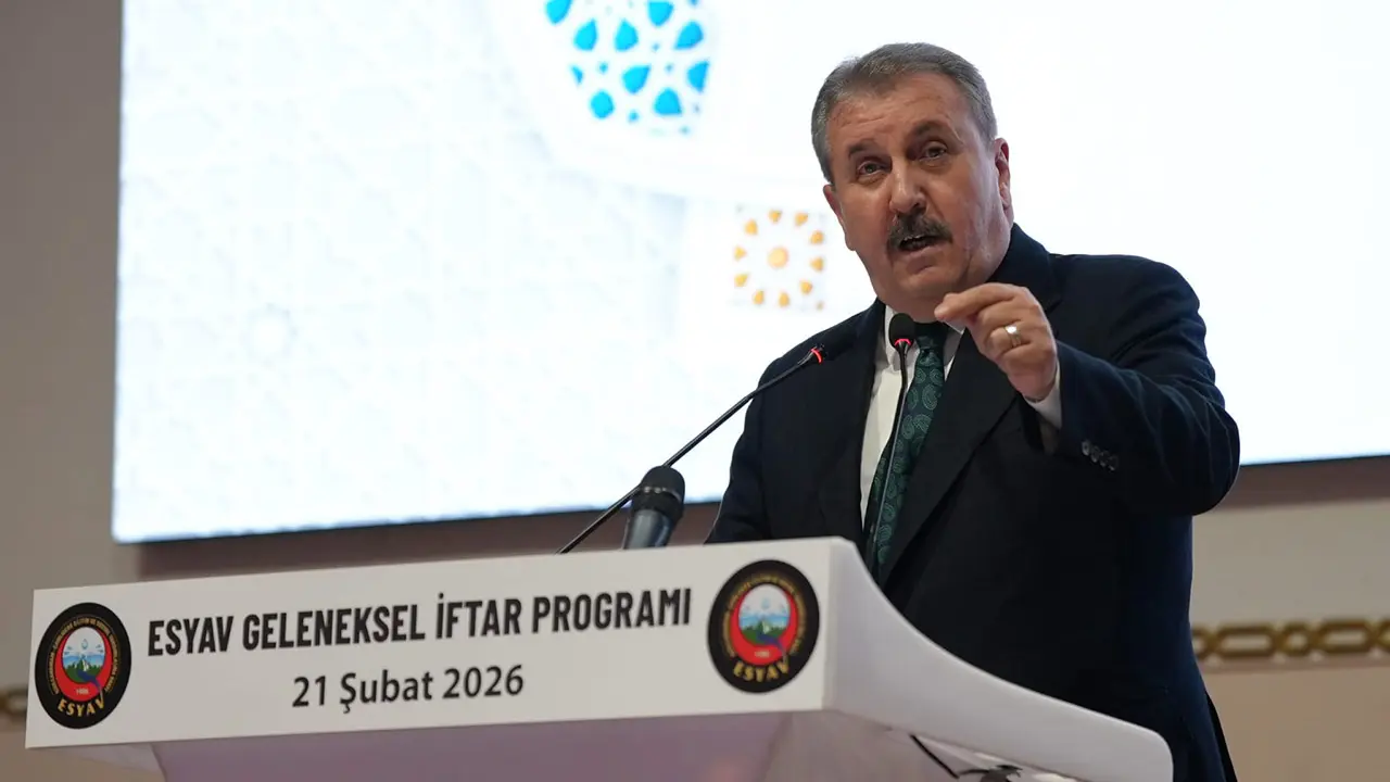 Genel Başkanımız Sayın Mustafa Destici, ESYAV'ın iftar programında konuştu