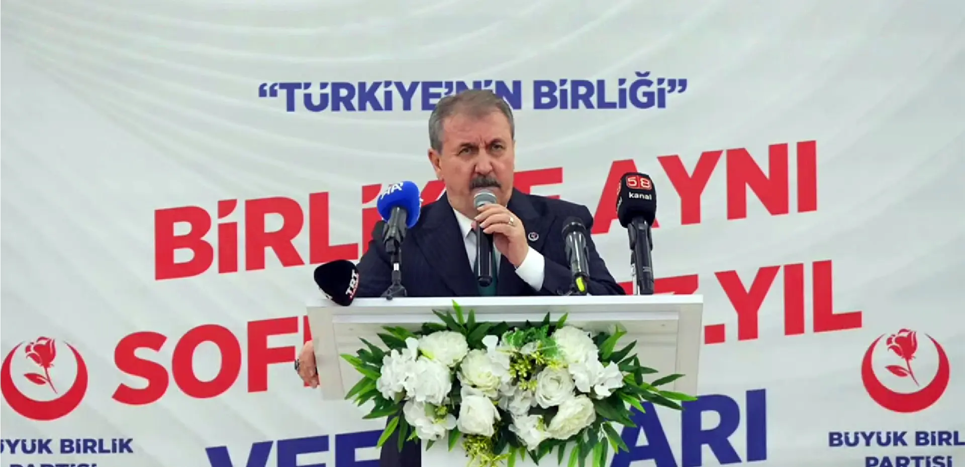 GENEL BAŞKANIMIZ SAYIN MUSTAFA DESTİCİ, SİVAS'TAN BM'YE ÇAĞRIDA BULUNDU