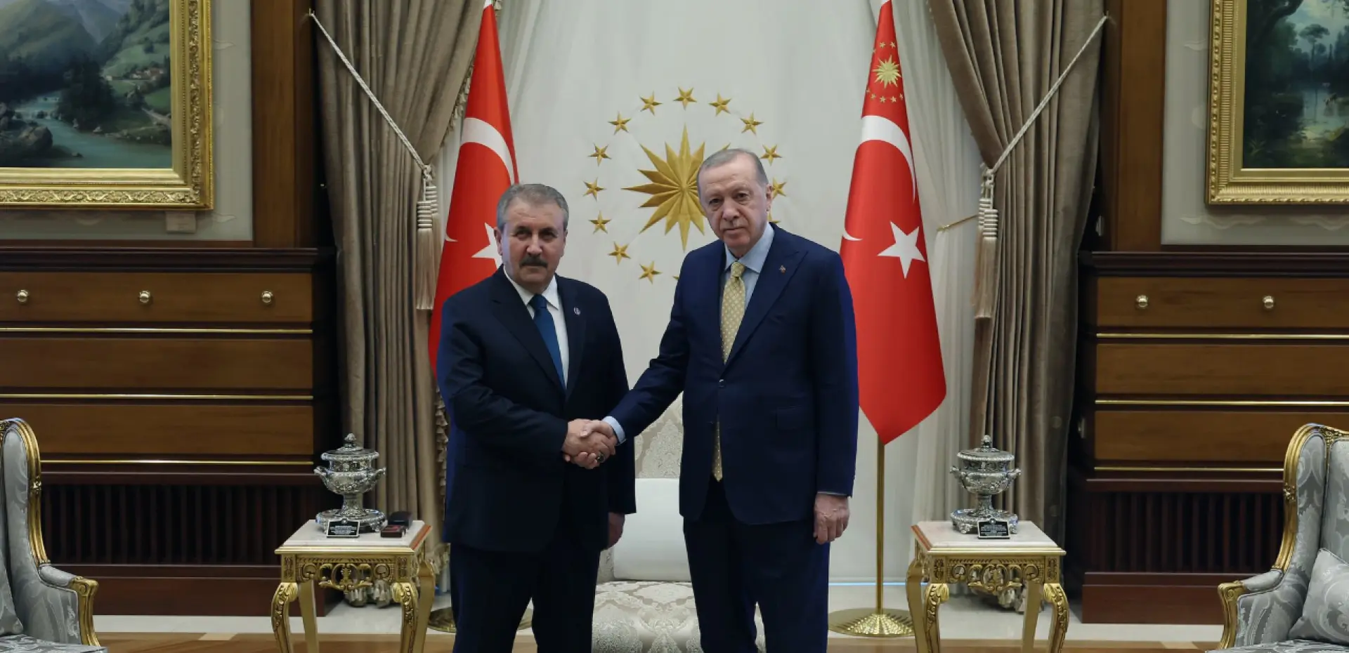 GENEL BAŞKANIMIZ SAYIN MUSTAFA DESTİCİ CUMHURBAŞKANIMIZ SAYIN RECEP TAYYİP ERDOĞAN İLE GÖRÜŞTÜ