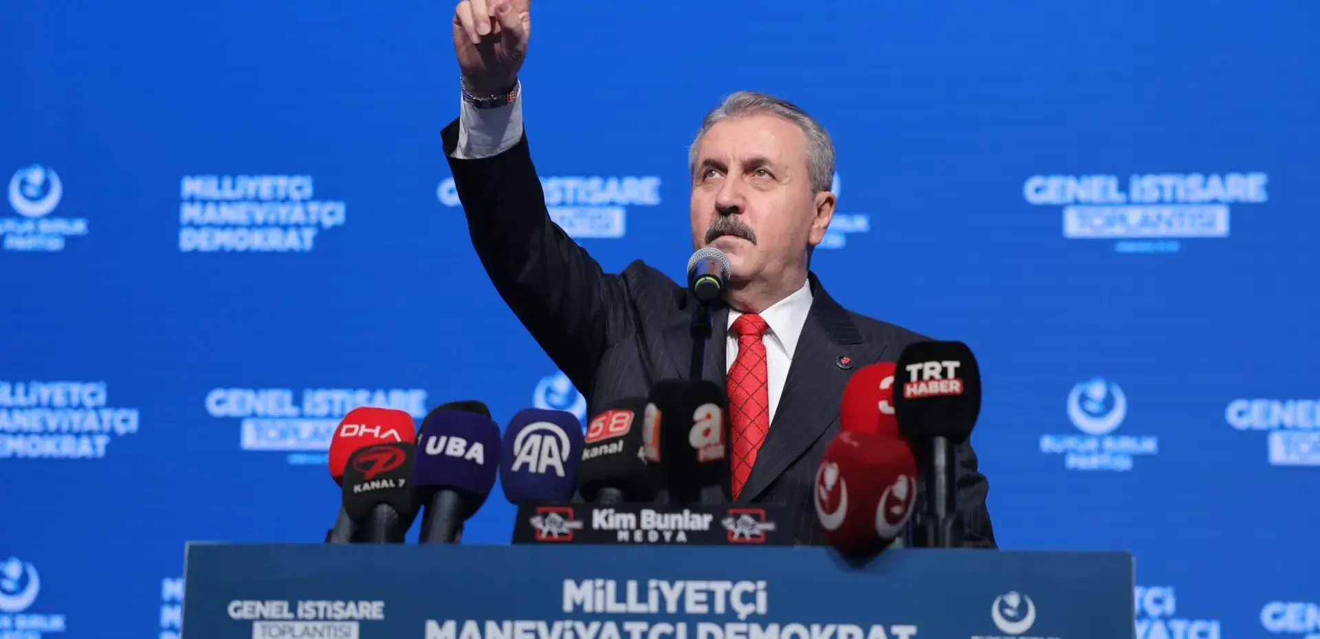 GENEL BAŞKANIMIZ SAYIN MUSTAFA DESTİCİ GENEL İSTİŞARE TOPLANTISINDA KONUŞTU