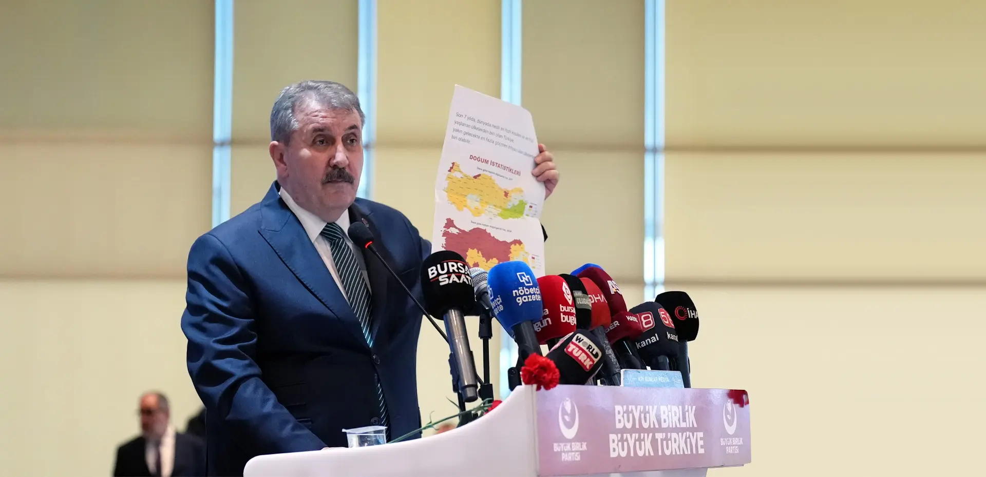 GENEL BAŞKANIMIZ MUSTAFA DESTİCİ, BURSA İL KONGREMİZDE KONUŞTU