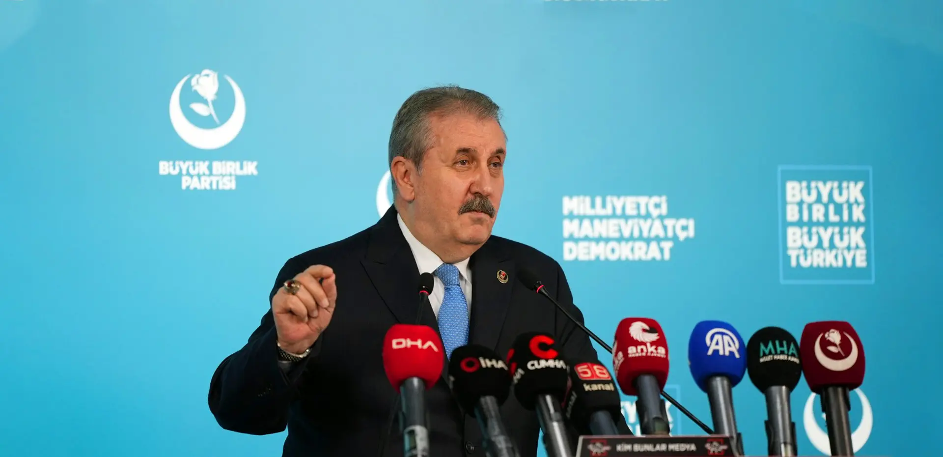 GENEL BAŞKANIMIZ SAYIN MUSTAFA DESTİCİ, BASIN TOPLANTISI DÜZENLEDİ