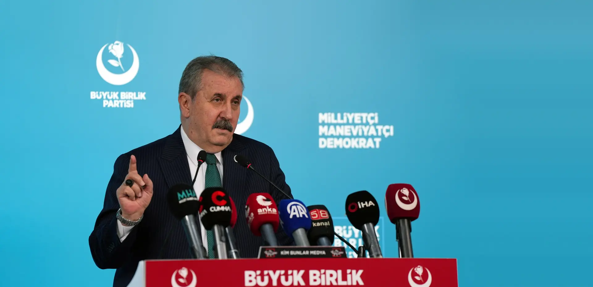 GENEL BAŞKANIMIZ SAYIN MUSTAFA DESTİCİ, TÜRKİYE VE DÜNYA GÜNDEMİNİ DEĞERLENDİRDİ