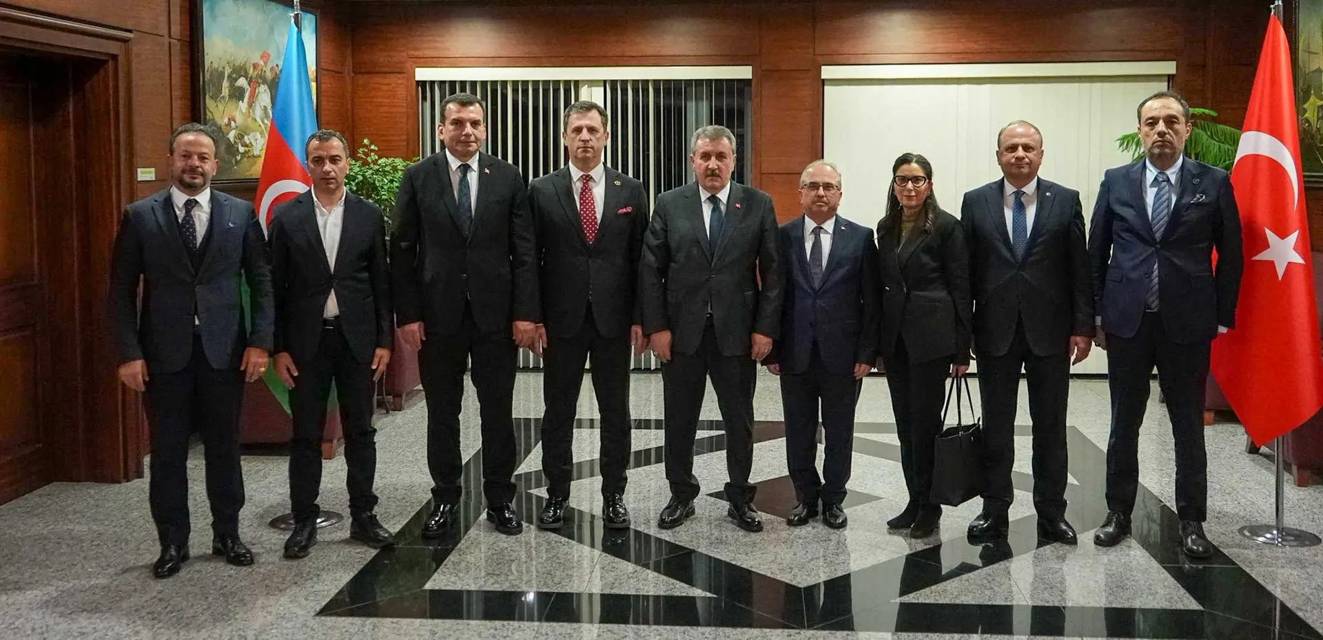 GENEL BAŞKANIMIZ SAYIN MUSTAFA DESTİCİ, BAKÜ BÜYÜKELÇİSİ SAYIN BİROL AKGÜN'Ü ZİYARET ETTİ