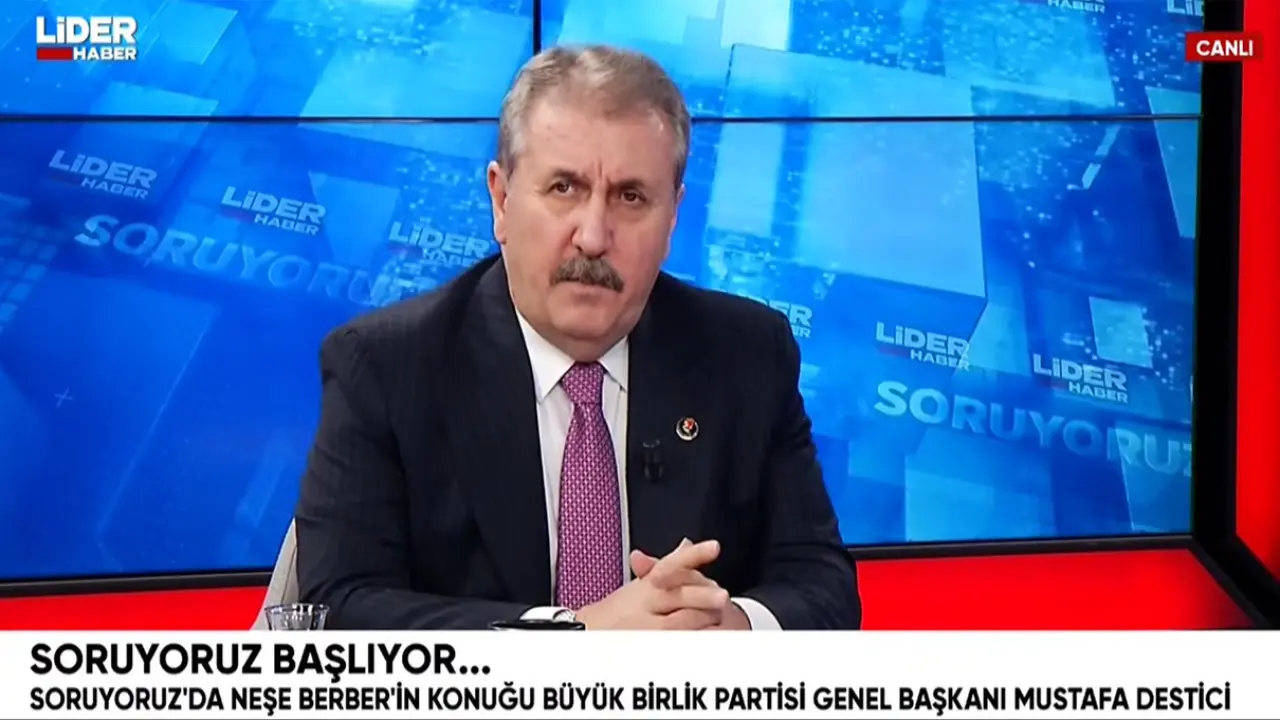 Genel Başkanımız Sayın Destici, Lider Haber TV'de