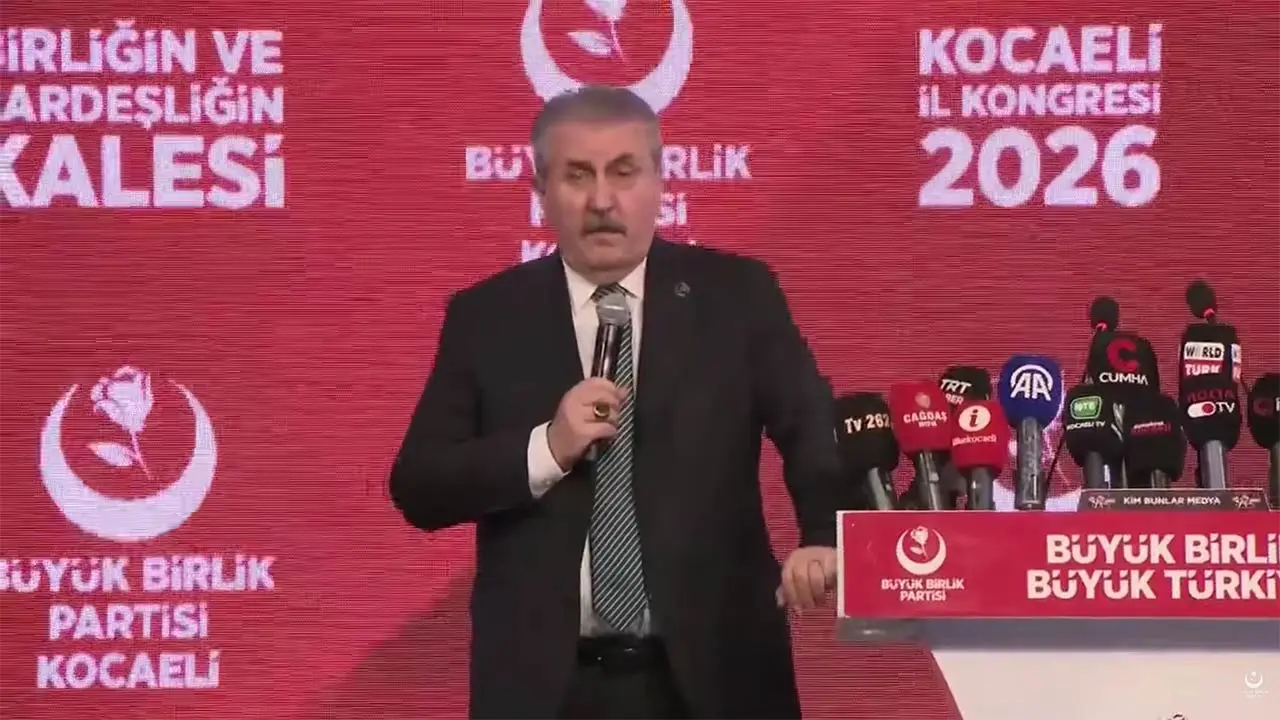 Genel Başkanımız Sayın Mustafa Destici, Kocaeli İl Kongremizde konuştu