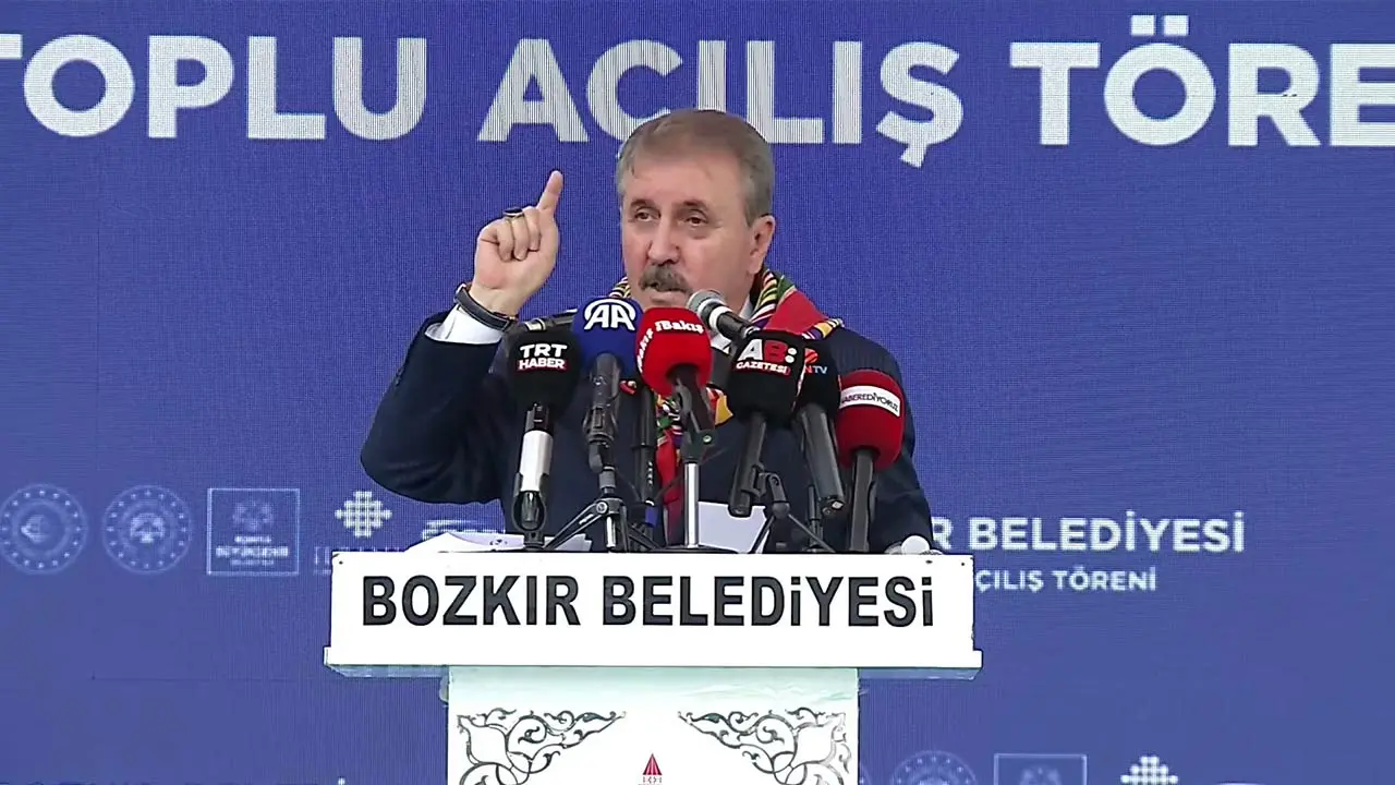Sayın Mustafa Destici, Bozkır'da toplu açılış törenine katıldı