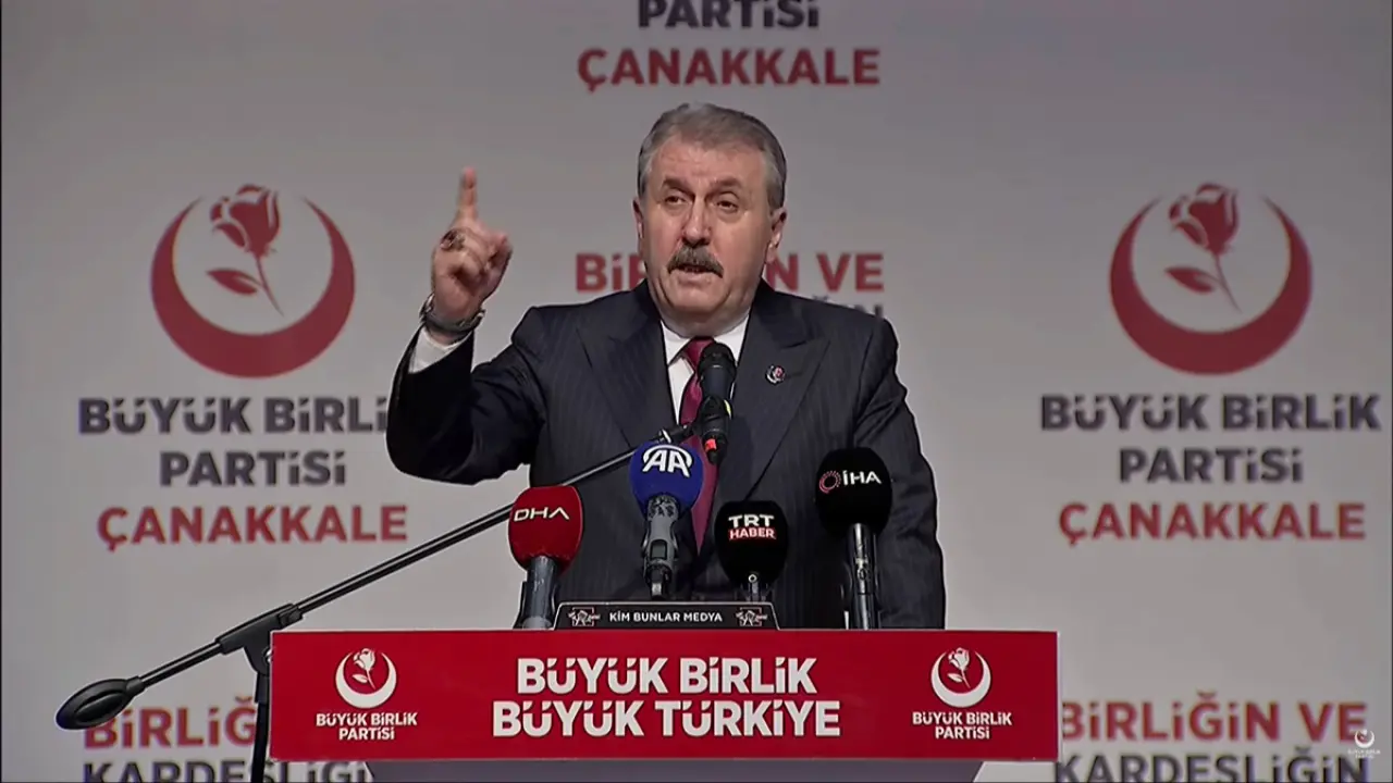 Genel Başkanımız Sayın Mustafa Destici, Çanakkale Kongremizde hitap etti