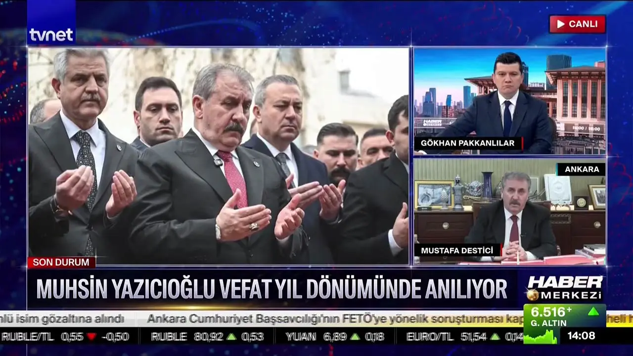 Genel Başkanımız Sayın Mustafa Destici, Tvnet'in konuğu oldu