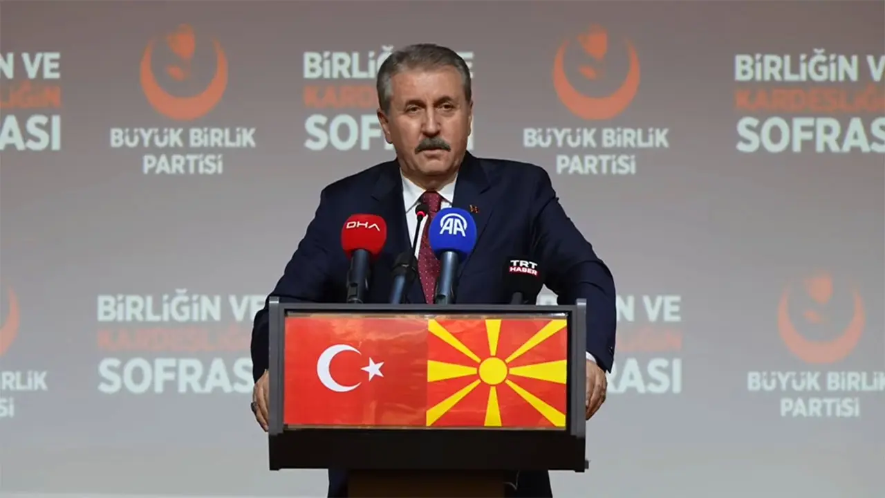 Genel Başkanımız Sayın Mustafa Destici, Kuzey Makedonya'da iftar programına katıldı